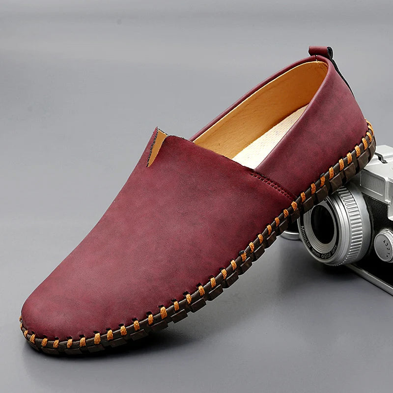GIORDI™|MOCASINES DE PIEL ARTESANAL