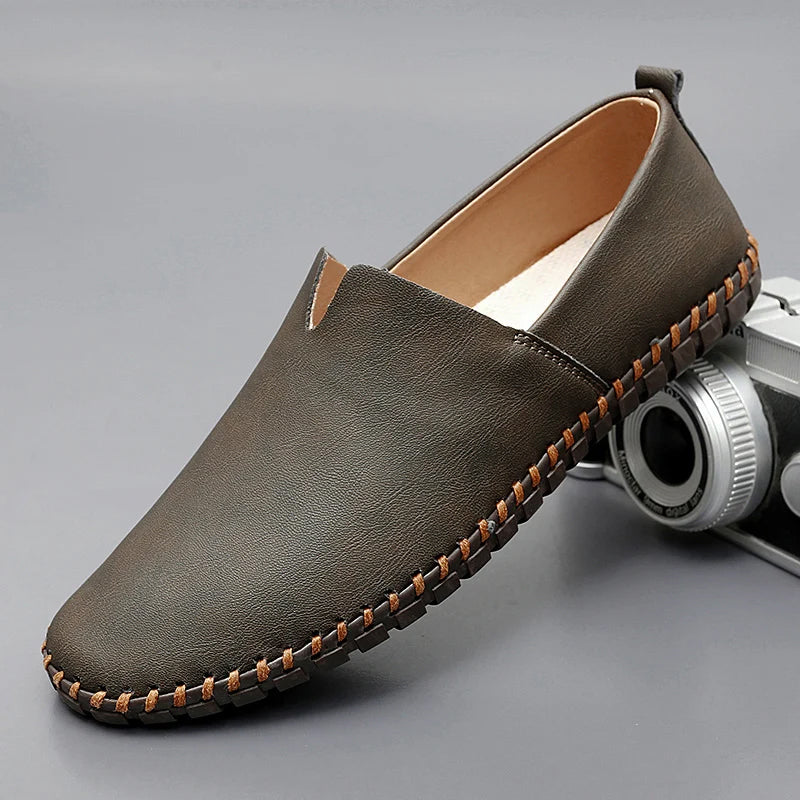 GIORDI™|MOCASINES DE PIEL ARTESANAL