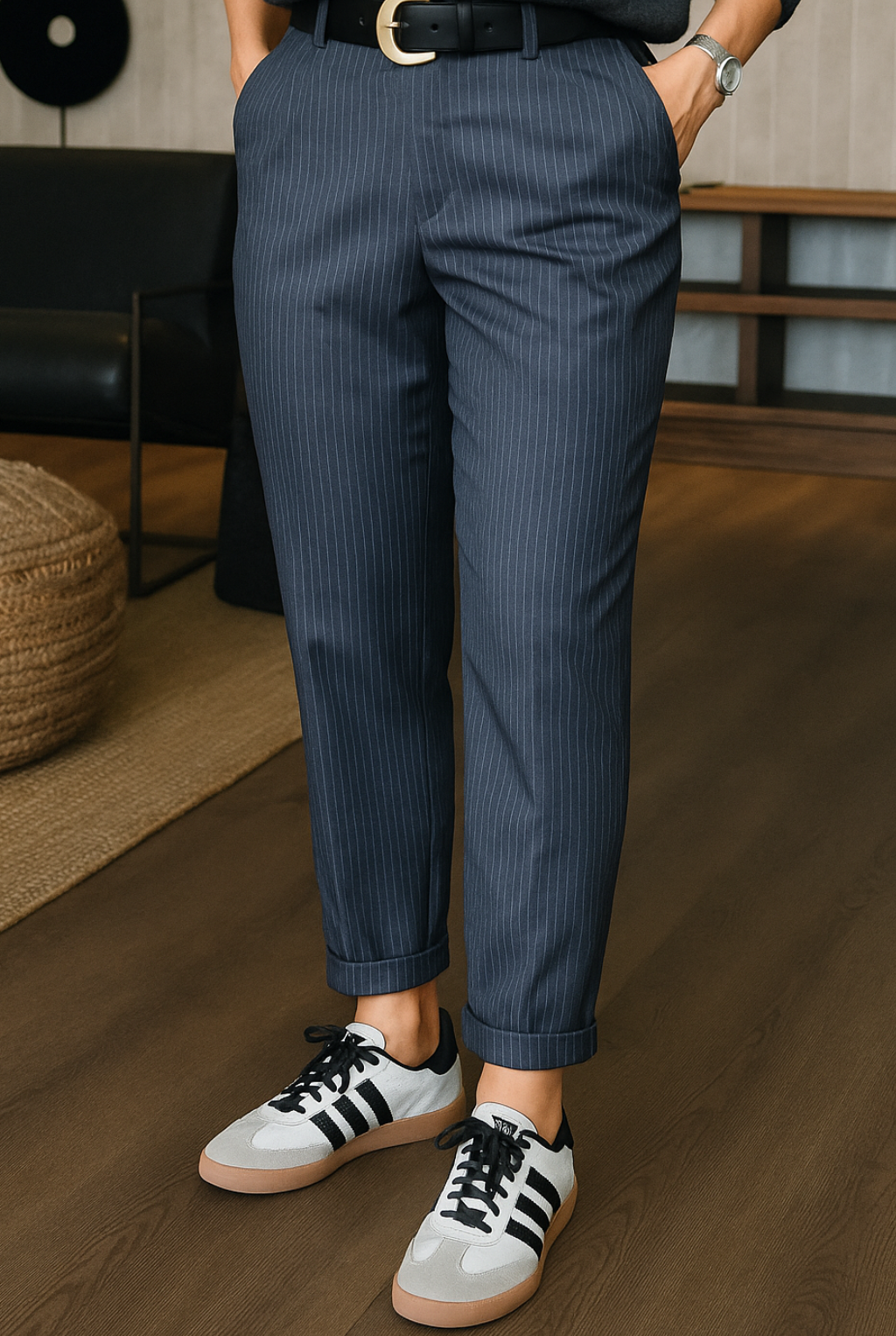 MATHILDA | Pantalón de rayas elegante que realza la figura