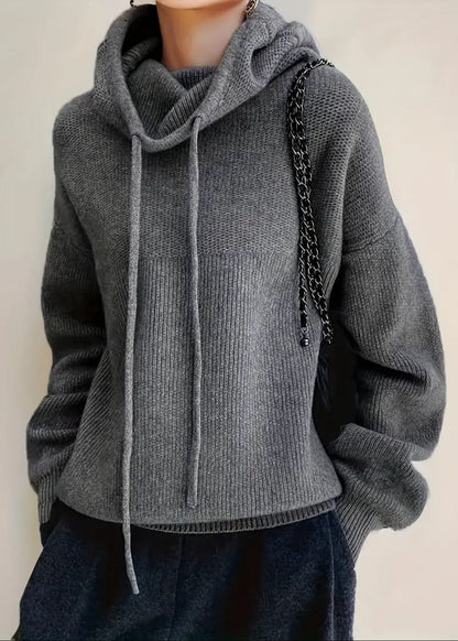 CHARLOTTE | Suéter de cuello alto de lana merino