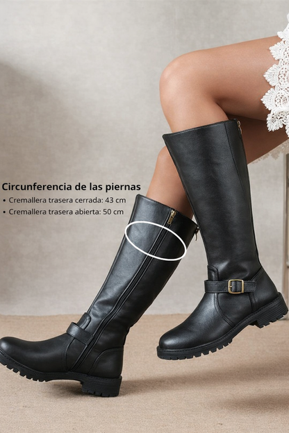 Rosalba™ | Botas elegantes de tacón bajo para mujer