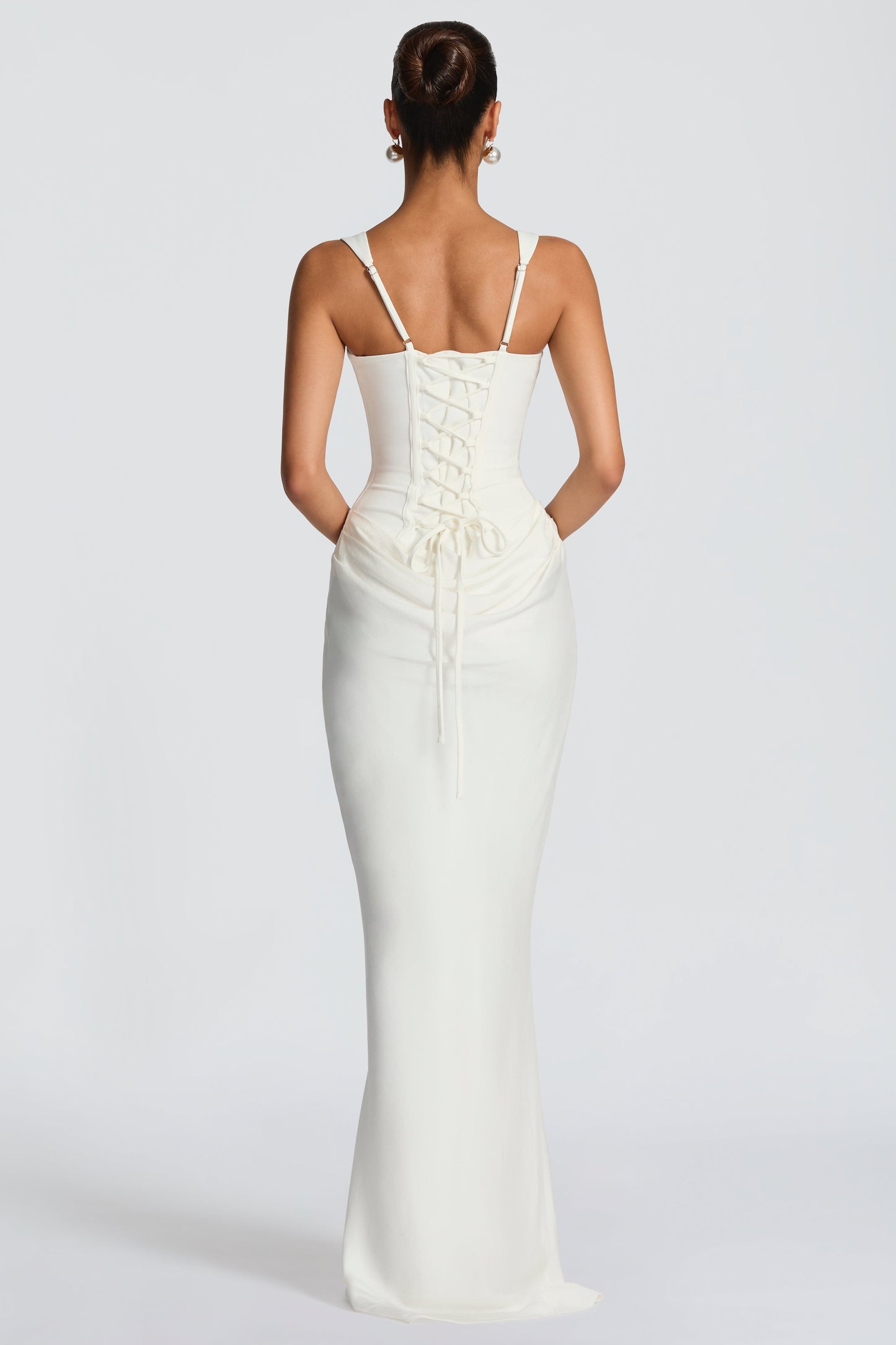 LEONOR | Vestido maxi de escote cuadrado