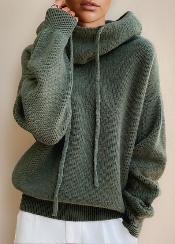 CHARLOTTE | Suéter de cuello alto de lana merino