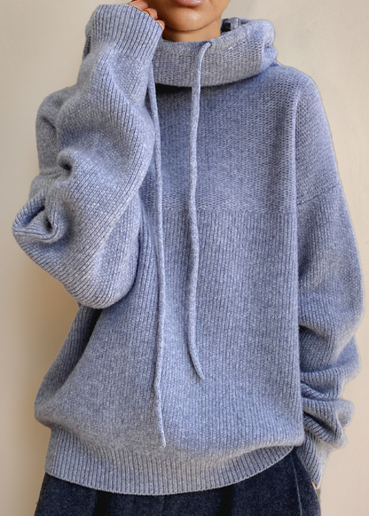 CHARLOTTE | Suéter de cuello alto de lana merino