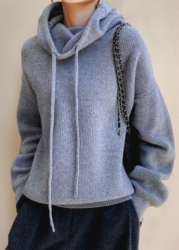 CHARLOTTE | Suéter de cuello alto de lana merino