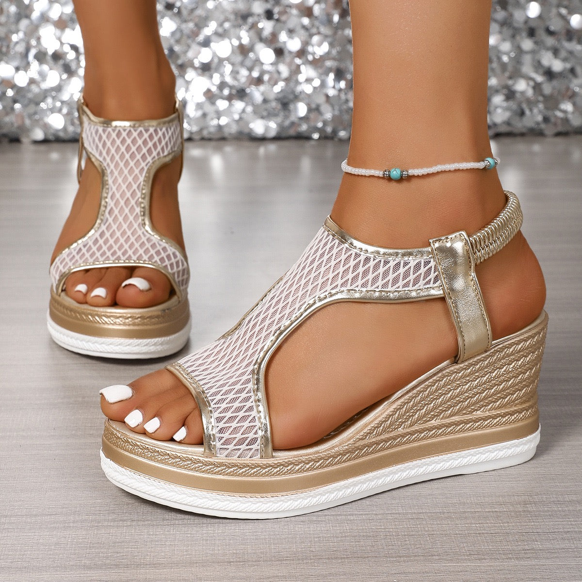 ELISABETTA|SANDALIAS ORTOPÉDICAS CON CUÑA