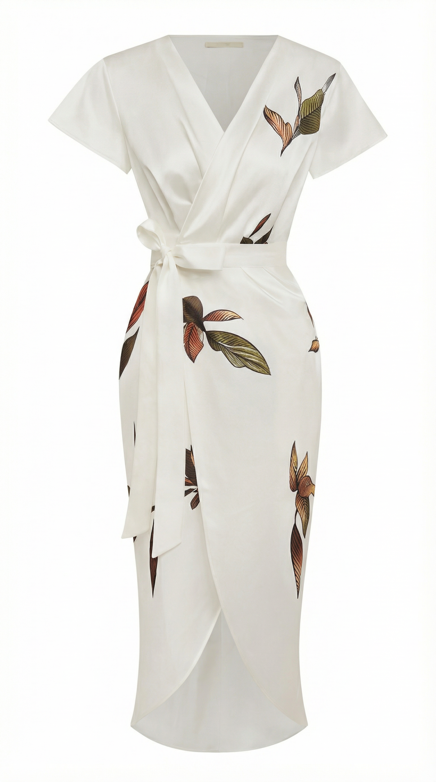 CLOE | Elegante vestido cruzado con estampado floral