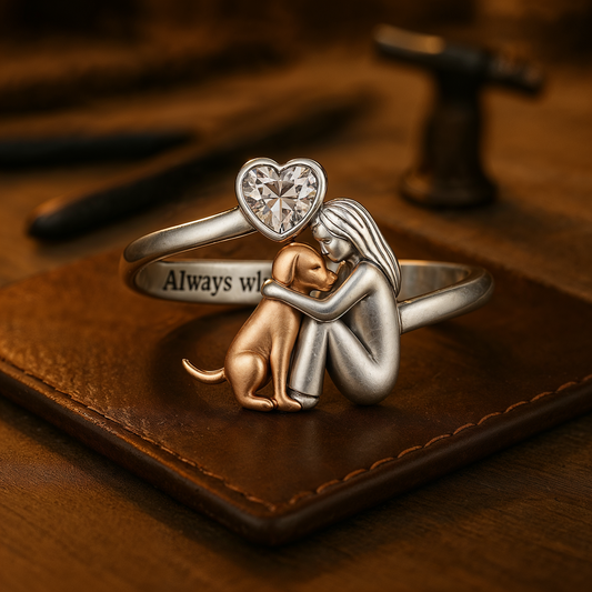 Anillo ajustable “Siempre en mi corazón”