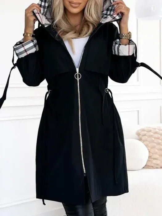 OLIVIA | Abrigo impermeable y cortavientos con cremallera