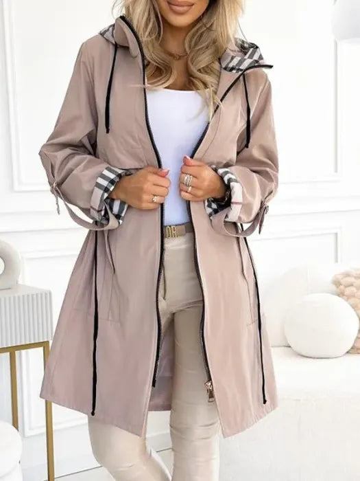 OLIVIA | Abrigo impermeable y cortavientos con cremallera