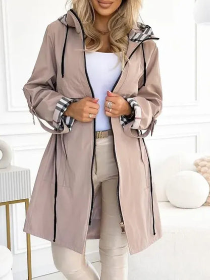 OLIVIA | Abrigo impermeable y cortavientos con cremallera