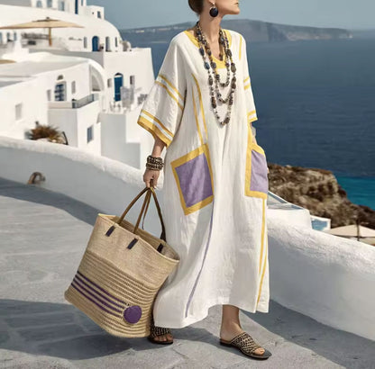 Elegante Mary - Vestido Largo de Playa para un Look Veraniego con Estilo
