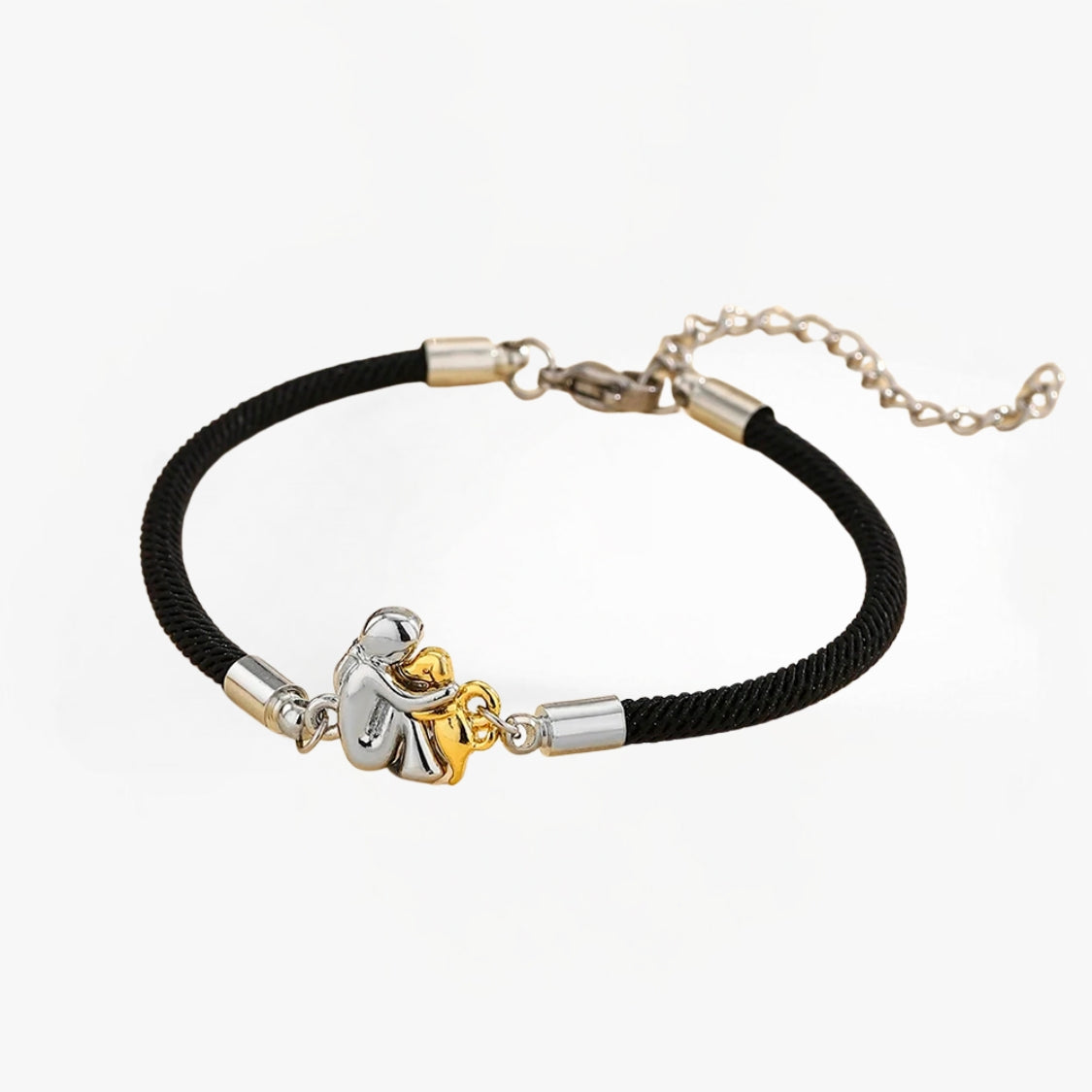 ANNE | Pulsera con cordón e icono de perro