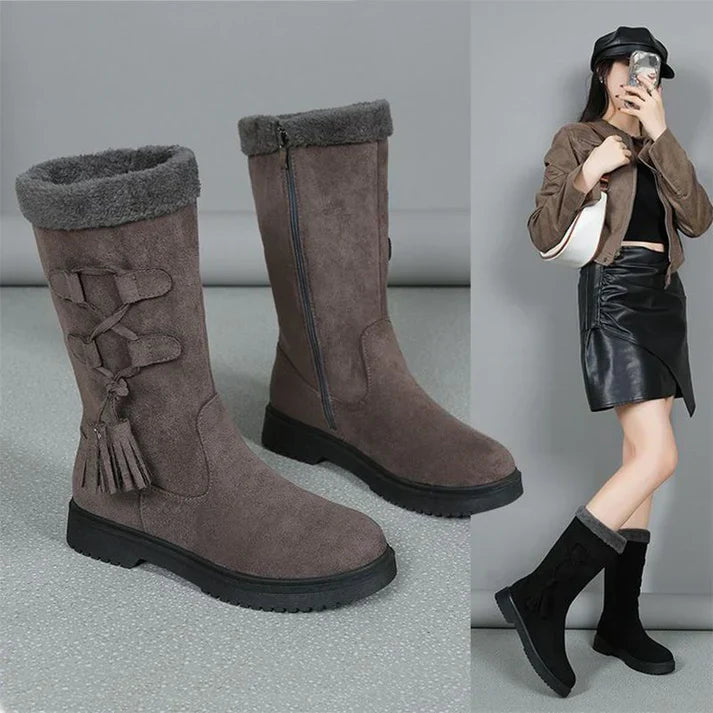 Nadia™ | Botas de invierno con suela gruesa y forro cálido