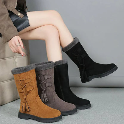 Nadia™ | Botas de invierno con suela gruesa y forro cálido