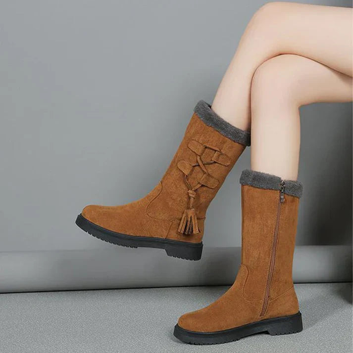 Nadia™ | Botas de invierno con suela gruesa y forro cálido