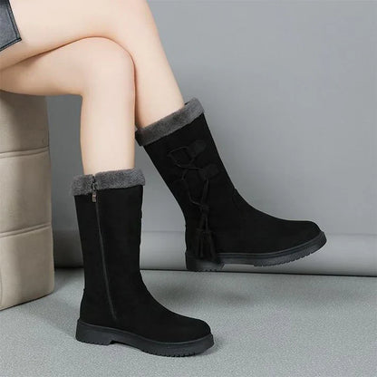 Nadia™ | Botas de invierno con suela gruesa y forro cálido