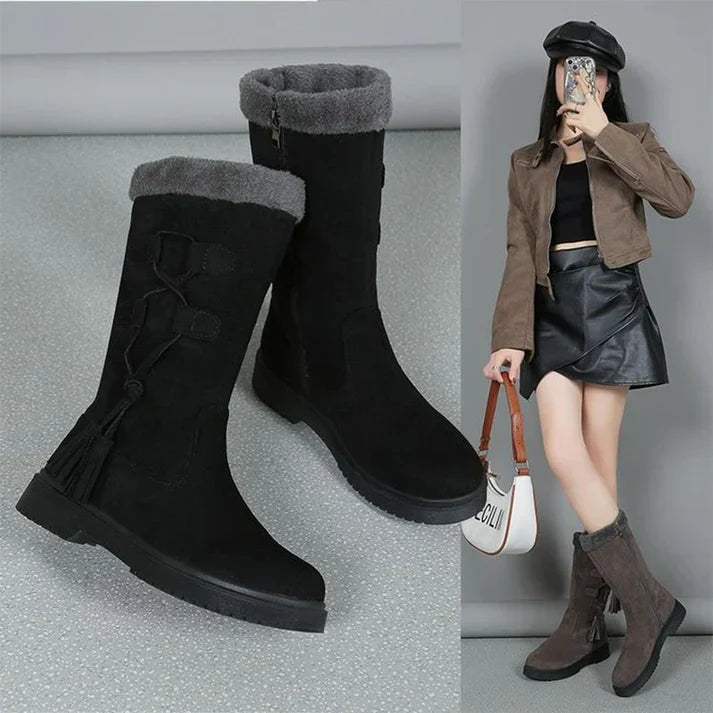 Nadia™ | Botas de invierno con suela gruesa y forro cálido