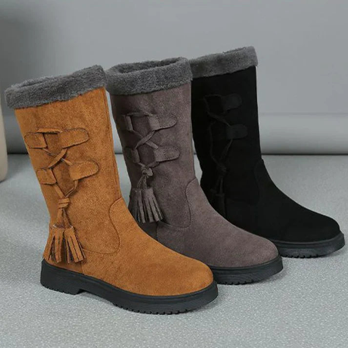 Nadia™ | Botas de invierno con suela gruesa y forro cálido
