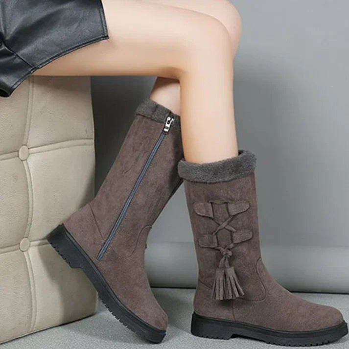 Nadia™ | Botas de invierno con suela gruesa y forro cálido