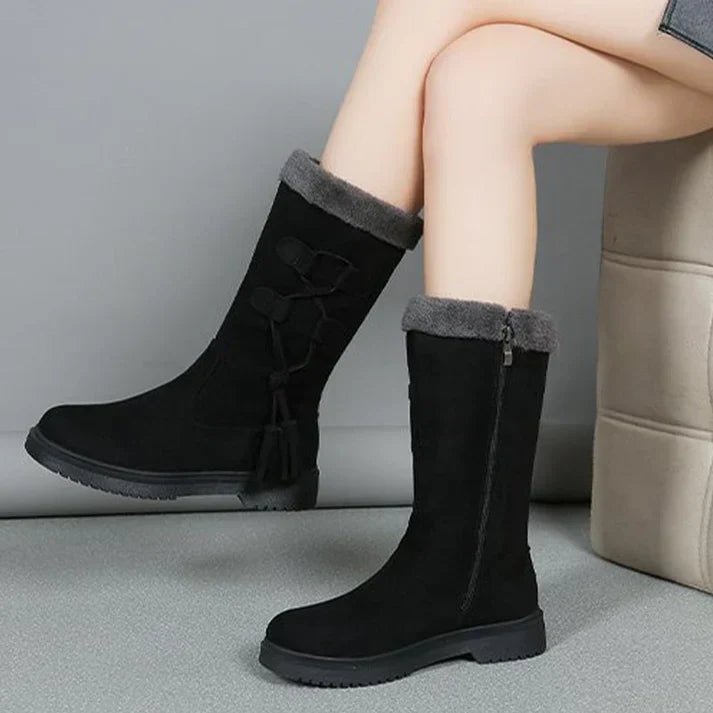Nadia™ | Botas de invierno con suela gruesa y forro cálido