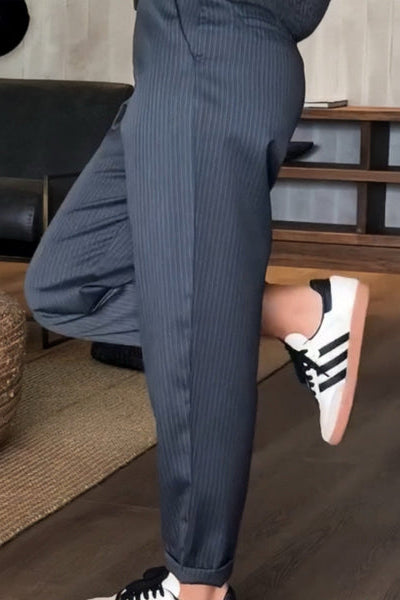 MATHILDA | Pantalón de rayas elegante que realza la figura