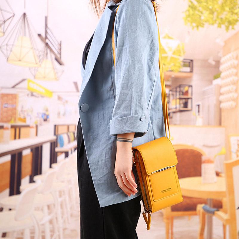 📱 Bolso ForeverBag® con pantalla táctil para mujeres – Compartimento para cargar el móvil, a prueba de robos y resistente al agua ✨