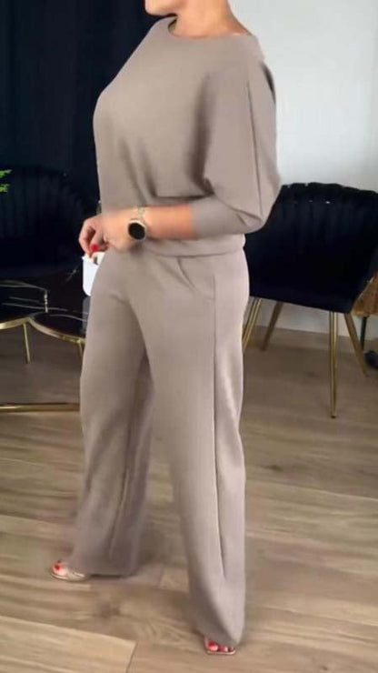 LUNA MIA | Elegante conjunto de 3 piezas para mujer con cárdigan, top y pantalón